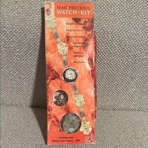 Semi-Precious Watch Kit with Jade Beads